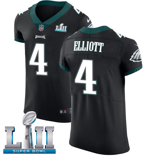 Nike Eagles #4 Jake Elliott Black Alternate Super Bowl LII Men's Stitched NFL Vapor Untouchable Elite Jersey Nike Eagles #4 Jake Elliott Black Alternate Super Bowl LII Men's Stitched NFL Vapor Untouchable Elite Jersey