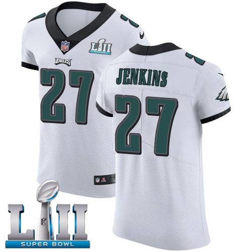 Nike Eagles #27 Malcolm Jenkins White Super Bowl LII Men's Stitched NFL Vapor Untouchable Elite Jersey Nike Eagles #27 Malcolm Jenkins White Super Bowl LII Men's Stitched NFL Vapor Untouchable Elite Jersey