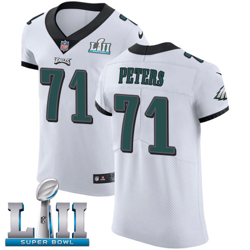 Nike Eagles #71 Jason Peters White Super Bowl LII Men's Stitched NFL Vapor Untouchable Elite Jersey Nike Eagles #71 Jason Peters White Super Bowl LII Men's Stitched NFL Vapor Untouchable Elite Jersey