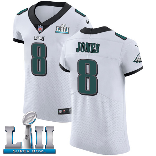Nike Eagles #8 Donnie Jones White Super Bowl LII Men's Stitched NFL Vapor Untouchable Elite Jersey Nike Eagles #8 Donnie Jones White Super Bowl LII Men's Stitched NFL Vapor Untouchable Elite Jersey