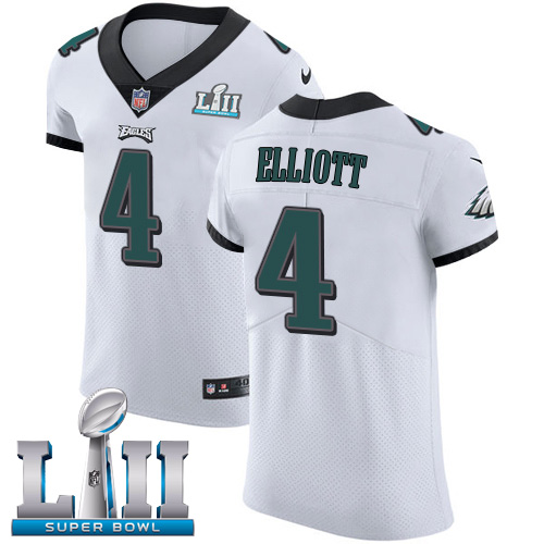 Nike Eagles #4 Jake Elliott White Super Bowl LII Men's Stitched NFL Vapor Untouchable Elite Jersey Nike Eagles #4 Jake Elliott White Super Bowl LII Men's Stitched NFL Vapor Untouchable Elite Jersey