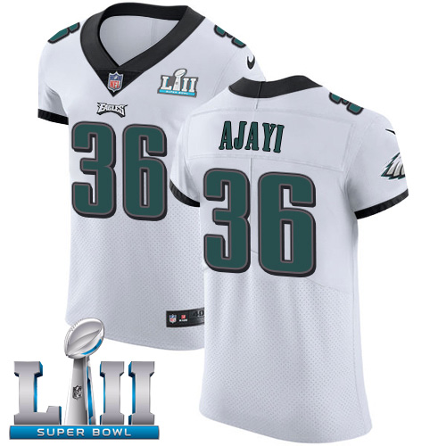 Nike Eagles #36 Jay Ajayi White Super Bowl LII Men's Stitched NFL Vapor Untouchable Elite Jersey Nike Eagles #36 Jay Ajayi White Super Bowl LII Men's Stitched NFL Vapor Untouchable Elite Jersey