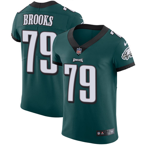 Nike Eagles #79 Brandon Brooks Midnight Green Team Color Men's Stitched NFL Vapor Untouchable Elite Jersey Nike Eagles #79 Brandon Brooks Midnight Green Team Color Men's Stitched NFL Vapor Untouchable Elite Jersey