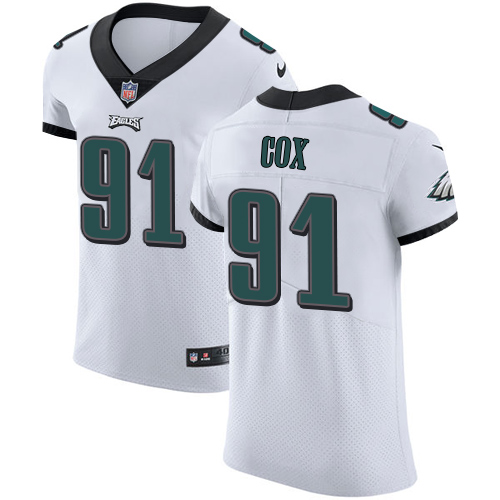 Nike Eagles #91 Fletcher Cox White Men's Stitched NFL Vapor Untouchable Elite Jersey Nike Eagles #91 Fletcher Cox White Men's Stitched NFL Vapor Untouchable Elite Jersey