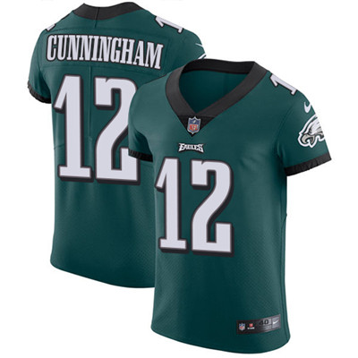 Nike Eagles #12 Randall Cunningham Midnight Green Team Color Men's Stitched NFL Vapor Untouchable Elite Jersey Nike Eagles #12 Randall Cunningham Midnight Green Team Color Men's Stitched NFL Vapor Untouchable Elite Jersey