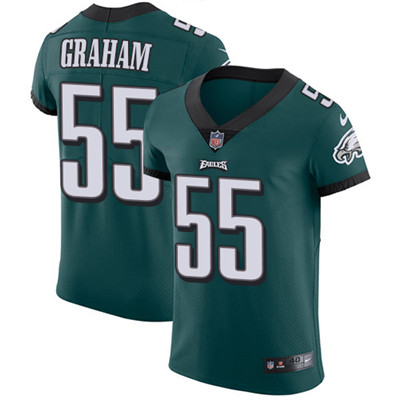 Nike Eagles #55 Brandon Graham Midnight Green Team Color Men's Stitched NFL Vapor Untouchable Elite Jersey Nike Eagles #55 Brandon Graham Midnight Green Team Color Men's Stitched NFL Vapor Untouchable Elite Jersey