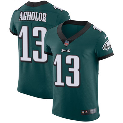 Nike Eagles #13 Nelson Agholor Midnight Green Team Color Men's Stitched NFL Vapor Untouchable Elite Jersey Nike Eagles #13 Nelson Agholor Midnight Green Team Color Men's Stitched NFL Vapor Untouchable Elite Jersey