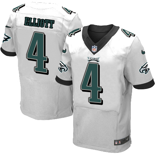 Nike Eagles #4 Jake Elliott White Men's Stitched NFL New Elite Jersey Nike Eagles #4 Jake Elliott White Men's Stitched NFL New Elite Jersey