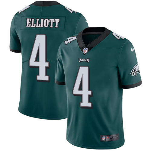 Nike Eagles #4 Jake Elliott Midnight Green Team Color Men's Stitched NFL Vapor Untouchable Limited Jersey Nike Eagles #4 Jake Elliott Midnight Green Team Color Men's Stitched NFL Vapor Untouchable Limited Jersey