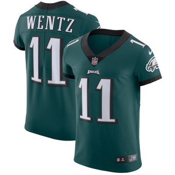 Carson Wentz Philadelphia Eagles Nike Vapor Untouchable Elite Player Jersey - Midnight Green Carson Wentz Philadelphia Eagles Nike Vapor Untouchable Elite Player Jersey - Midnight Green
