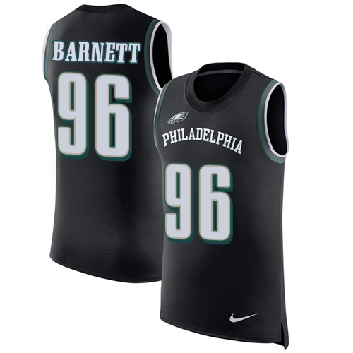 Nike Eagles #96 Derek Barnett Black Alternate Men's Stitched NFL Limited Rush Tank Top Jersey Nike Eagles #96 Derek Barnett Black Alternate Men's Stitched NFL Limited Rush Tank Top Jersey