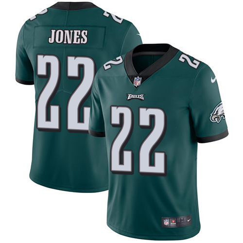 Nike Eagles #22 Sidney Jones Midnight Green Team Color Men's Stitched NFL Vapor Untouchable Limited Jersey Nike Eagles #22 Sidney Jones Midnight Green Team Color Men's Stitched NFL Vapor Untouchable Limited Jersey