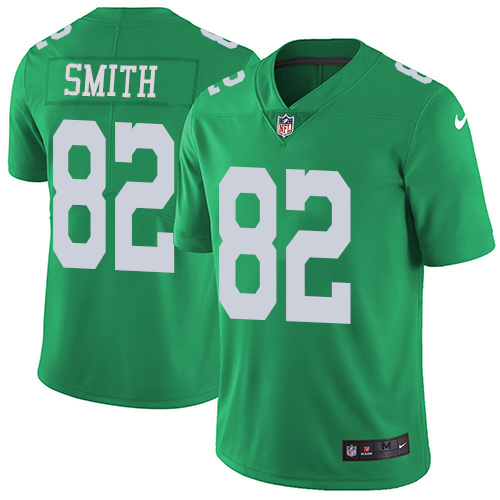 Nike Eagles #82 Torrey Smith Green Men's Stitched NFL Limited Rush Jersey Nike Eagles #82 Torrey Smith Green Men's Stitched NFL Limited Rush Jersey