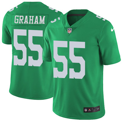 Nike Eagles #55 Brandon Graham Green Men's Stitched NFL Limited Rush Jersey Nike Eagles #55 Brandon Graham Green Men's Stitched NFL Limited Rush Jersey
