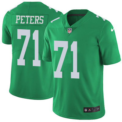 Nike Eagles #71 Jason Peters Green Men's Stitched NFL Limited Rush Jersey Nike Eagles #71 Jason Peters Green Men's Stitched NFL Limited Rush Jersey