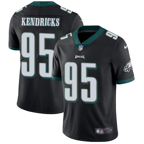 Nike Eagles #95 Mychal Kendricks Black Alternate Men's Stitched NFL Vapor Untouchable Limited Jersey Nike Eagles #95 Mychal Kendricks Black Alternate Men's Stitched NFL Vapor Untouchable Limited Jersey