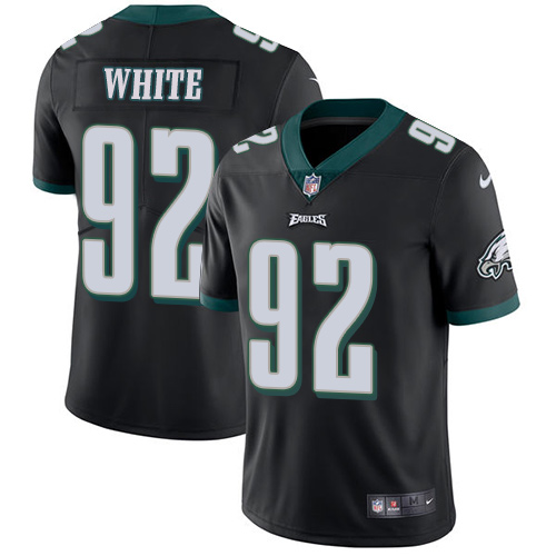 Nike Eagles #92 Reggie White Black Alternate Men's Stitched NFL Vapor Untouchable Limited Jersey Nike Eagles #92 Reggie White Black Alternate Men's Stitched NFL Vapor Untouchable Limited Jersey