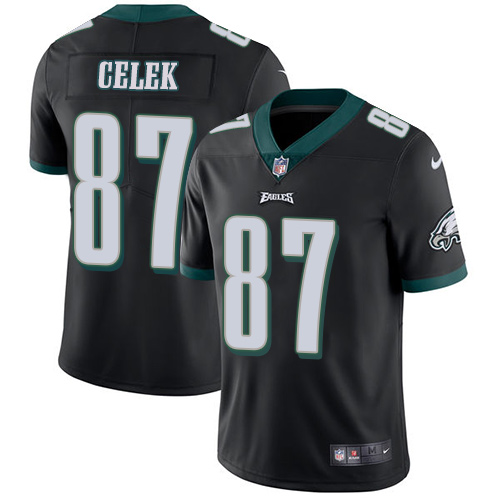 Nike Eagles #87 Brent Celek Black Alternate Men's Stitched NFL Vapor Untouchable Limited Jersey Nike Eagles #87 Brent Celek Black Alternate Men's Stitched NFL Vapor Untouchable Limited Jersey
