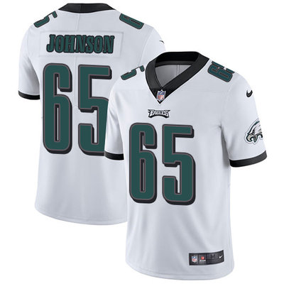Nike Eagles #65 Lane Johnson White Men's Stitched NFL Vapor Untouchable Limited Jersey Nike Eagles #65 Lane Johnson White Men's Stitched NFL Vapor Untouchable Limited Jersey