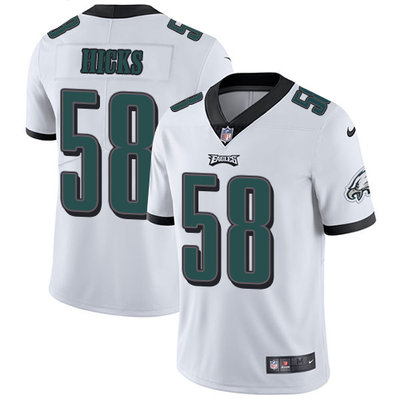 Nike Eagles #58 Jordan Hicks White Men's Stitched NFL Vapor Untouchable Limited Jersey Nike Eagles #58 Jordan Hicks White Men's Stitched NFL Vapor Untouchable Limited Jersey