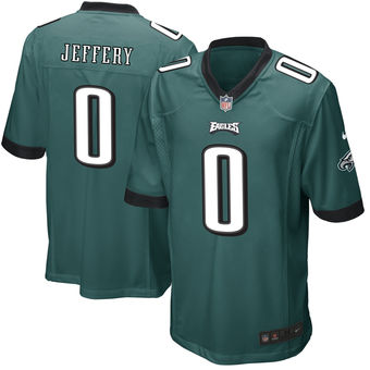 Men's Philadelphia Eagles Alshon Jeffery Nike Green Game Jersey Men's Philadelphia Eagles Alshon Jeffery Nike Green Game Jersey