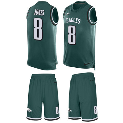 Nike Eagles #8 Donnie Jones Midnight Green Team Color Men's Stitched NFL Limited Tank Top Suit Jersey Nike Eagles #8 Donnie Jones Midnight Green Team Color Men's Stitched NFL Limited Tank Top Suit Jersey