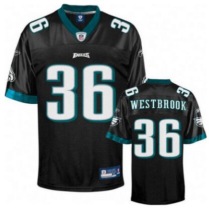 Philadelphia Eagles 36 Brian Westbrook Black Elite mens jersey Philadelphia Eagles 36 Brian Westbrook Black Elite mens jersey