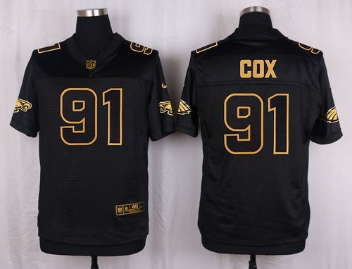 Nike Eagles #91 Fletcher Coxk Black Men's Stitched NFL Elite Pro Line Gold Collection Jersey Nike Eagles #91 Fletcher Coxk Black Men's Stitched NFL Elite Pro Line Gold Collection Jersey