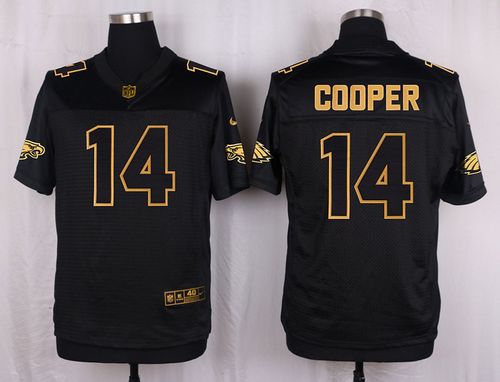 Nike Eagles #14 Riley Cooper Black Men's Stitched NFL Elite Pro Line Gold Collection Jersey Nike Eagles #14 Riley Cooper Black Men's Stitched NFL Elite Pro Line Gold Collection Jersey