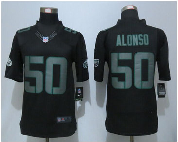 Nike Philadelphia Eagles #50 Kiko Alonso Impact Limited Black Jerseys Nike Philadelphia Eagles #50 Kiko Alonso Impact Limited Black Jerseys