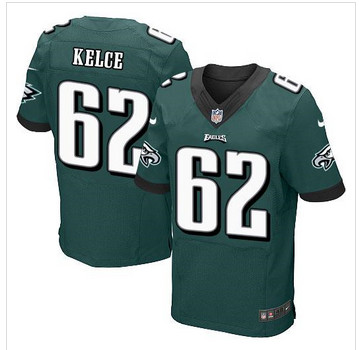 NEW Philadelphia Eagles #62 Jason Kelce Midnight Green Team Color Men's Stitched NFL New Elite Jersey NEW Philadelphia Eagles #62 Jason Kelce Midnight Green Team Color Men's Stitched NFL New Elite Jersey