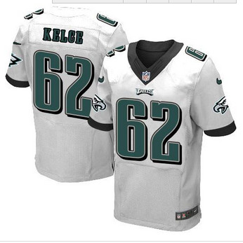 NEW Philadelphia Eagles #62 Jason Kelce White Men's Stitched NFL New Elite Jersey NEW Philadelphia Eagles #62 Jason Kelce White Men's Stitched NFL New Elite Jersey