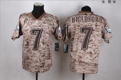 NEW Philadelphia Eagles #7 Sam Bradford Camo Men's NFL New Elite Jersey NEW Philadelphia Eagles #7 Sam Bradford Camo Men's NFL New Elite Jersey