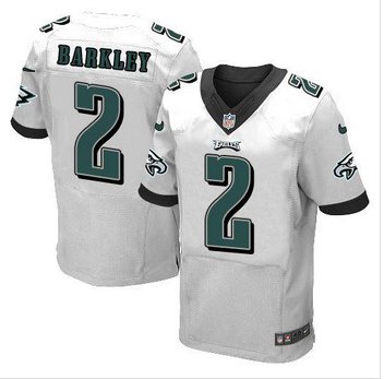 NEW Philadelphia Eagles #2 Matt Barkley White Men's Stitched NFL New Elite Jersey NEW Philadelphia Eagles #2 Matt Barkley White Men's Stitched NFL New Elite Jersey