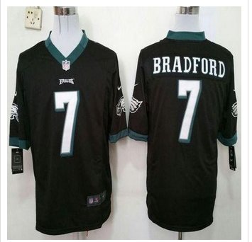 NEW Philadelphia Eagles #7 Sam Bradford Black Alternate Men's Stitched NFL Game Jersey NEW Philadelphia Eagles #7 Sam Bradford Black Alternate Men's Stitched NFL Game Jersey