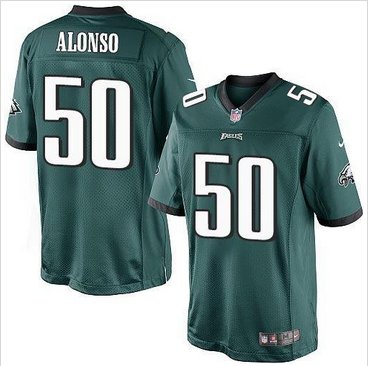 NEW Philadelphia Eagles #50 Kiko Alonso Midnight Green Team Color Men's Stitched NFL New Limited Jersey NEW Philadelphia Eagles #50 Kiko Alonso Midnight Green Team Color Men's Stitched NFL New Limited Jersey