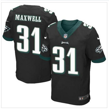 NEW Philadelphia Eagles #31 Byron Maxwell Black Alternate Men's Stitched NFL New Elite Jersey NEW Philadelphia Eagles #31 Byron Maxwell Black Alternate Men's Stitched NFL New Elite Jersey