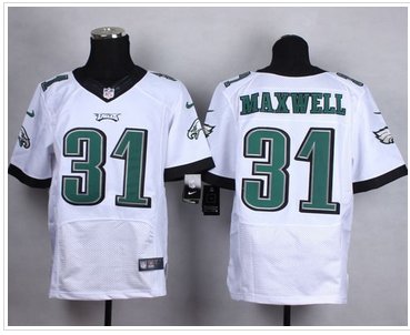 New Philadelphia Eagles #31 Byron Maxwell White Men's Stitched NFL New Elite Jersey New Philadelphia Eagles #31 Byron Maxwell White Men's Stitched NFL New Elite Jersey