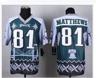 New Philadelphia Eagles #81 Jordan Matthews Midnight Green NFL Elite Noble Fashion Jersey New Philadelphia Eagles #81 Jordan Matthews Midnight Green NFL Elite Noble Fashion Jersey