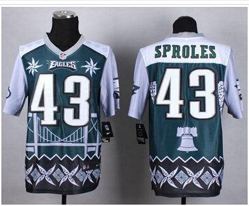 New Philadelphia Eagles #43 Darren Sproles Midnight Green NFL Elite Noble Fashion Jersey New Philadelphia Eagles #43 Darren Sproles Midnight Green NFL Elite Noble Fashion Jersey