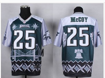 NEW Philadelphia Eagles #25 LeSean McCoy Midnight Green NFL Elite Noble Fashion Jersey NEW Philadelphia Eagles #25 LeSean McCoy Midnight Green NFL Elite Noble Fashion Jersey