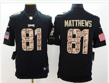 New Philadelphia Eagles #81 Jordan Matthews Black NFL Limited Salute to Service Jersey New Philadelphia Eagles #81 Jordan Matthews Black NFL Limited Salute to Service Jersey