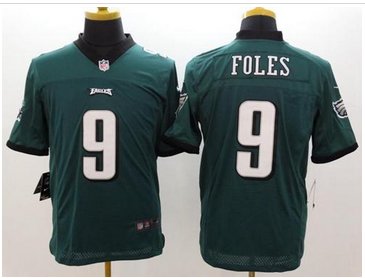 New Philadelphia Eagles #9 Nick Foles Midnight Green Team Color NFL Limited Jersey New Philadelphia Eagles #9 Nick Foles Midnight Green Team Color NFL Limited Jersey