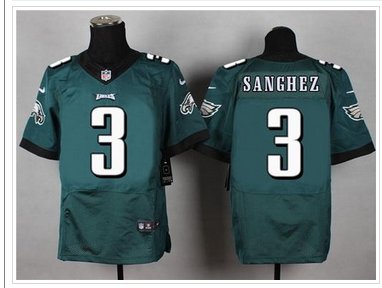 NEW Philadelphia Eagles #3 Mark Sanchez Midnight Green Team Color NFL New Elite Jersey NEW Philadelphia Eagles #3 Mark Sanchez Midnight Green Team Color NFL New Elite Jersey