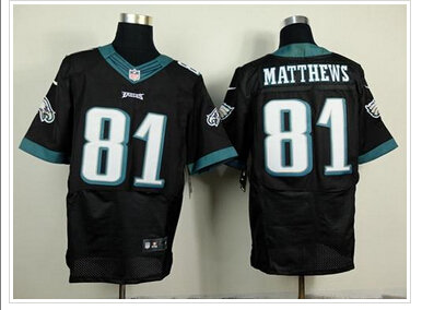 NEW Philadelphia Eagles #81 Jordan Matthews Black Alternate NFL New Elite Jersey NEW Philadelphia Eagles #81 Jordan Matthews Black Alternate NFL New Elite Jersey