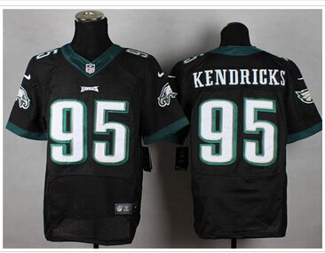 NEW Philadelphia Eagles #95 Mychal Kendricks Black Alternate NFL New Elite jersey NEW Philadelphia Eagles #95 Mychal Kendricks Black Alternate NFL New Elite jersey