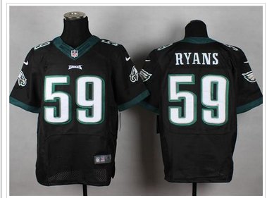 NEW Philadelphia Eagles #59 DeMeco Ryans Black Alternate NFL New Elite Jersey NEW Philadelphia Eagles #59 DeMeco Ryans Black Alternate NFL New Elite Jersey