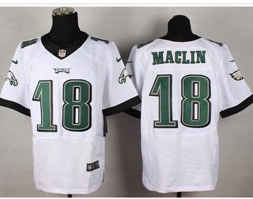NEW Philadelphia Eagles #18 Jeremy Maclin White NFL New Elite Jersey NEW Philadelphia Eagles #18 Jeremy Maclin White NFL New Elite Jersey