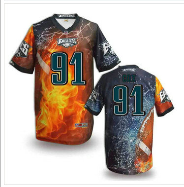 Philadelphia Eagles #91 COX Men's Stitched NFL Elite Fanatical Version Jersey (5) Philadelphia Eagles #91 COX Men's Stitched NFL Elite Fanatical Version Jersey (5)