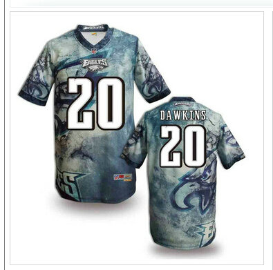 Philadelphia Eagles #20 DAWKINS Men's Stitched NFL Elite Fanatical Version Jersey (4) Philadelphia Eagles #20 DAWKINS Men's Stitched NFL Elite Fanatical Version Jersey (4)